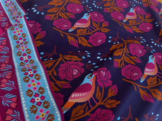 Bio-Sweatshirtstoff Glossy Rose