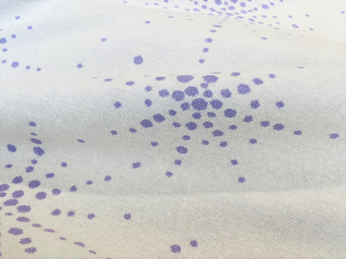 Bio-Jacquard Jersey Glossy Bloom