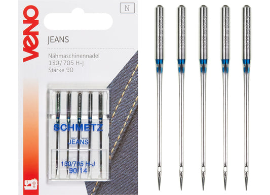 Nähmaschinennadel Jeans Stärke 90