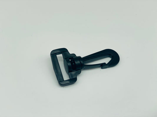 Karabinerhaken 25 mm Schwarz