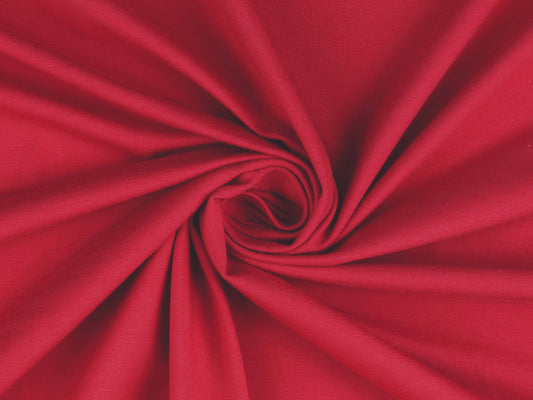 Bio-Baumwolljersey Uni Rot VH 026