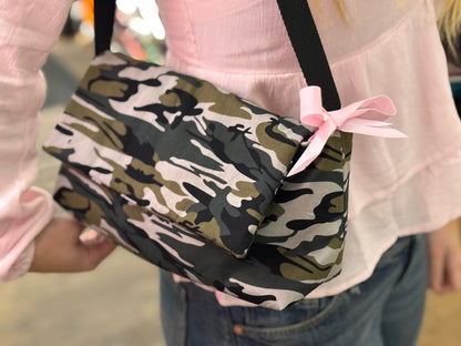 Baumwollstoff Camouflage Khaki