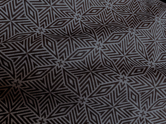 Baumwollstoff Rauten/Sternenmuster