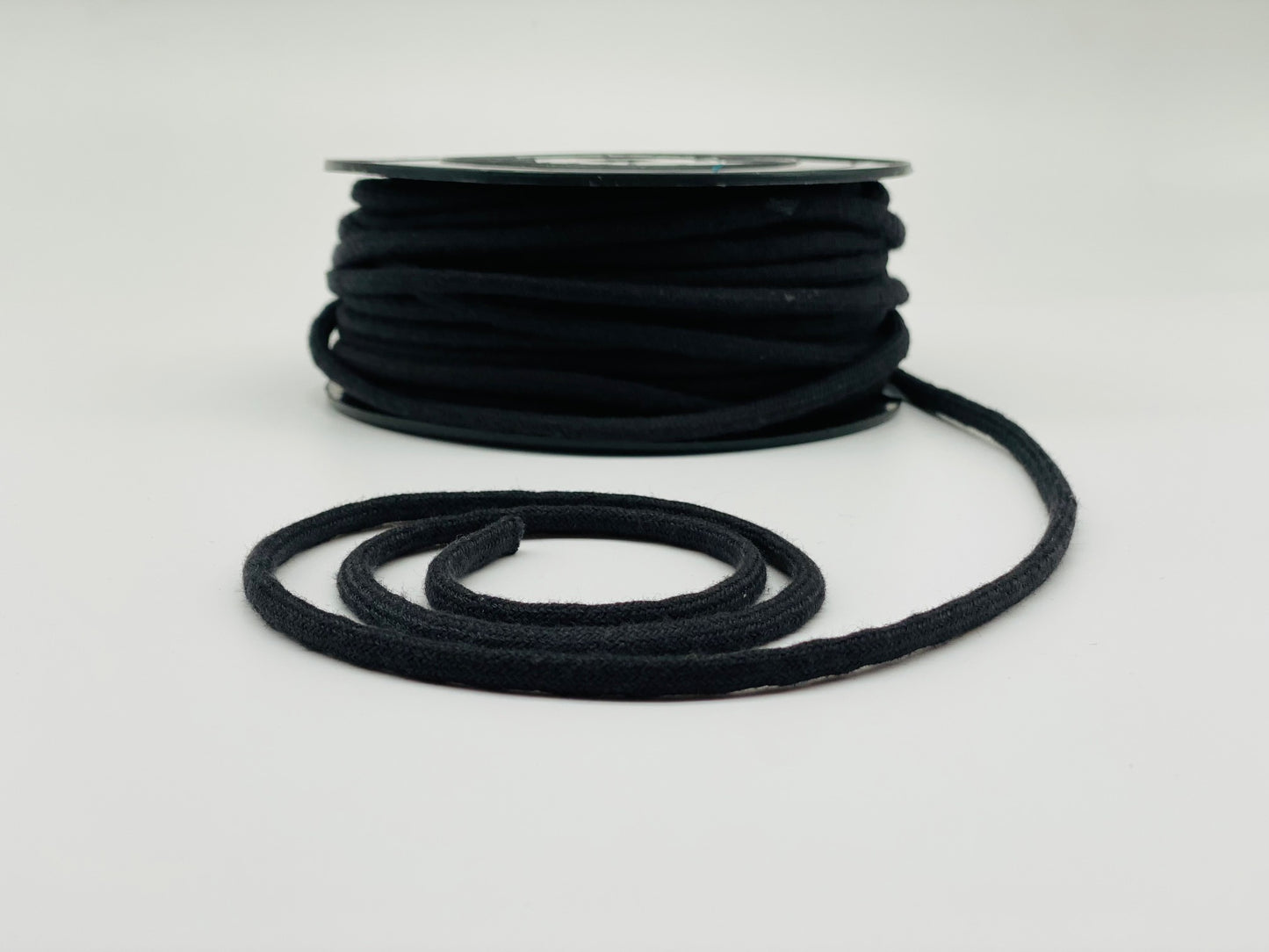 Baumwollkordel Schwarz 4 mm