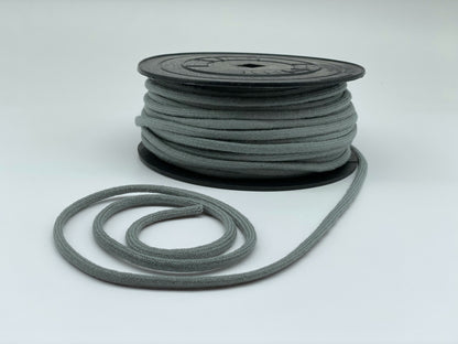 Baumwollkordel Grau 4 mm