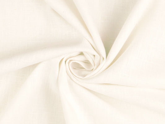 Leinen Off-White Ecru gewaschen