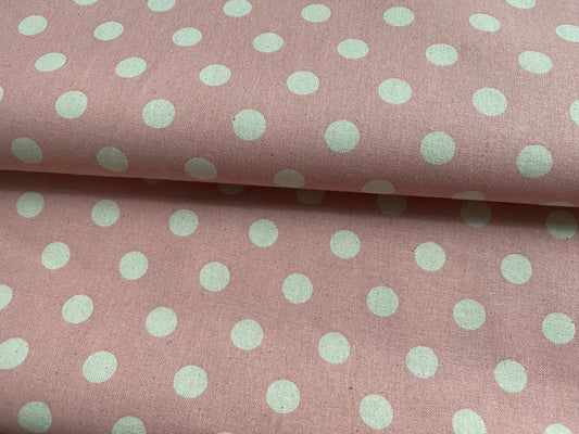 Baumwollstoff Cretonne Wash Punkte