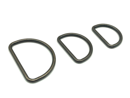 D-Ring 30 mm Metall Altgold