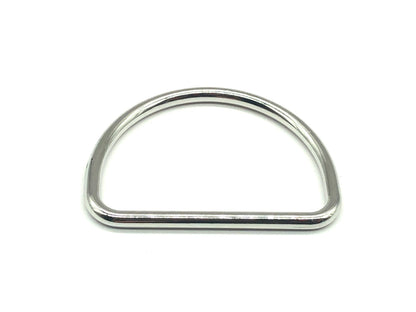 D-Ring 40 mm Metall Silber