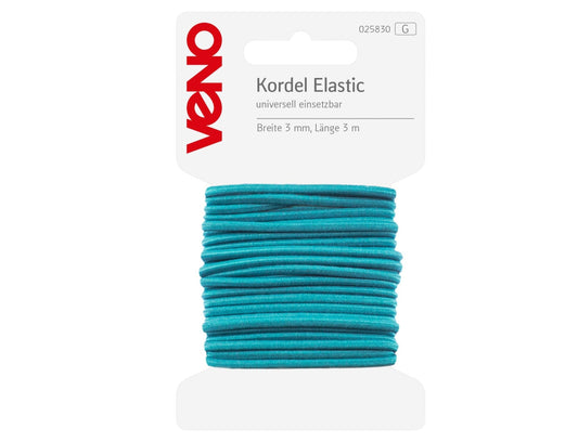 Veno Elastic-Kordel 3 mm Türkis