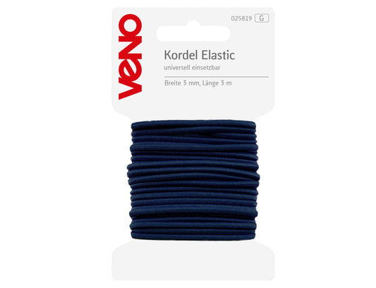 Veno Elastic-Kordel 3 mm Dunkelblau