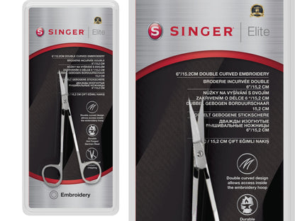 Stickschere doppelt gebogen