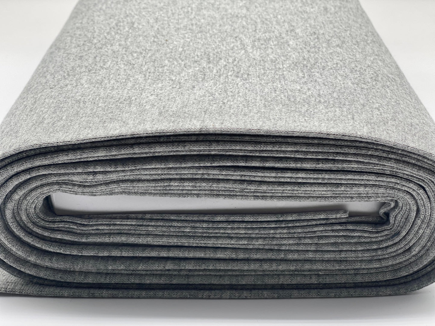 Bio-Bündchen Uni Hellgrau Melange VH