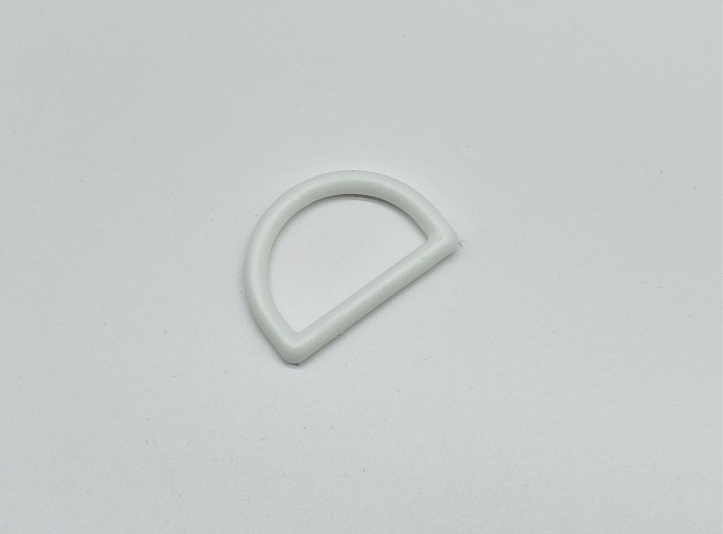 D-Ring 30 mm Weiß Kunststoff