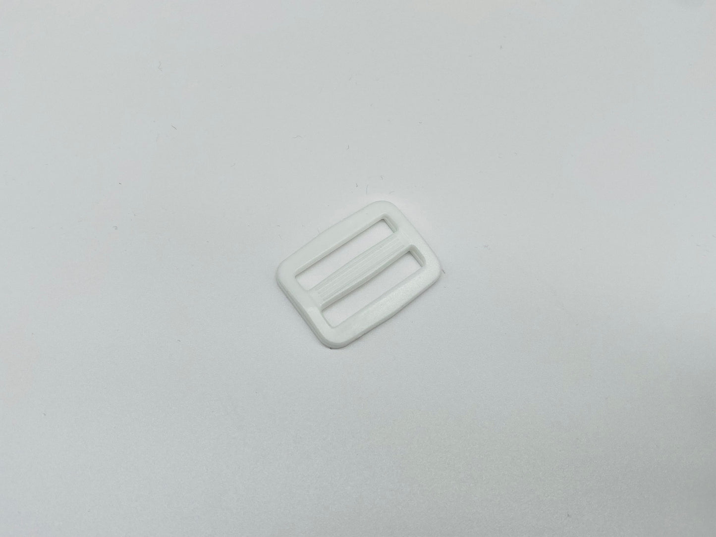 Leiterschnalle 25 mm Weiß Kunststoff