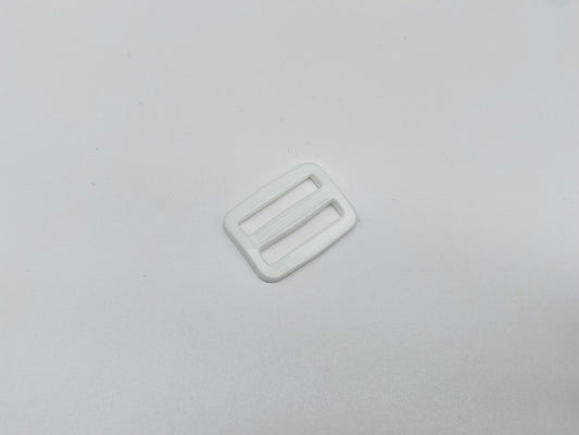 Leiterschnalle 25 mm Weiß Kunststoff