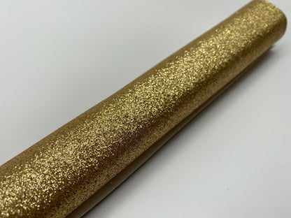 Glitzer Material Gold 50 x 70 cm