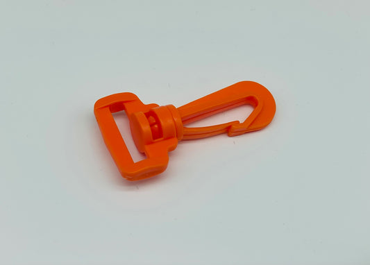Karabinerhaken 30 mm Orange