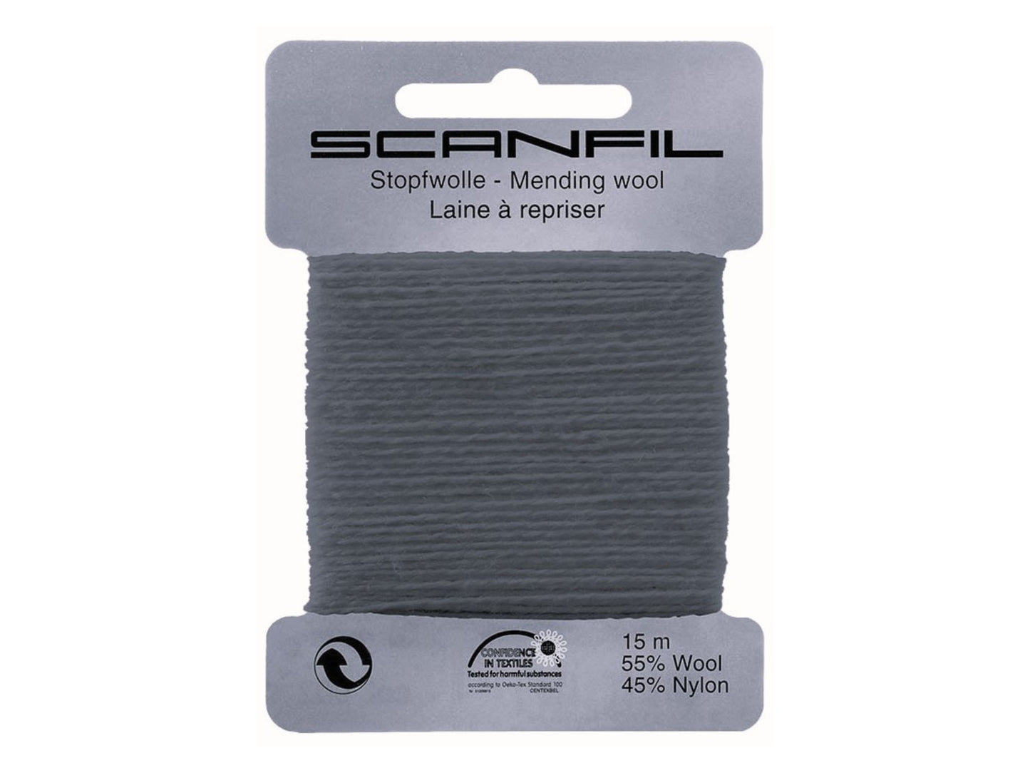 Scanfil Stopfgarn Dunkelgrau 069