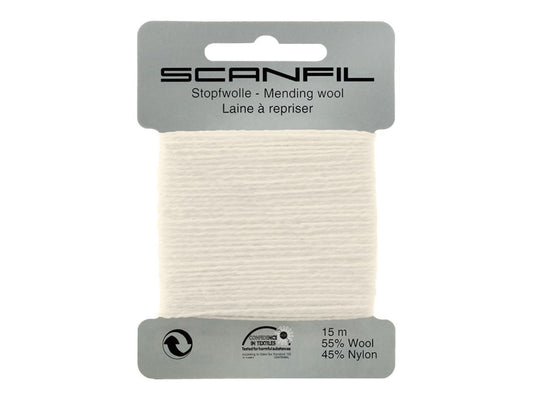 Scanfil Stopfgarn Wollweiß Natur 001