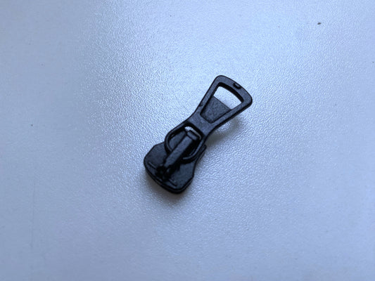 Zipper/Schieber Schwarz für breiten