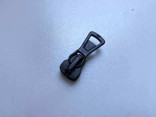 Zipper/Schieber Schwarz für breiten