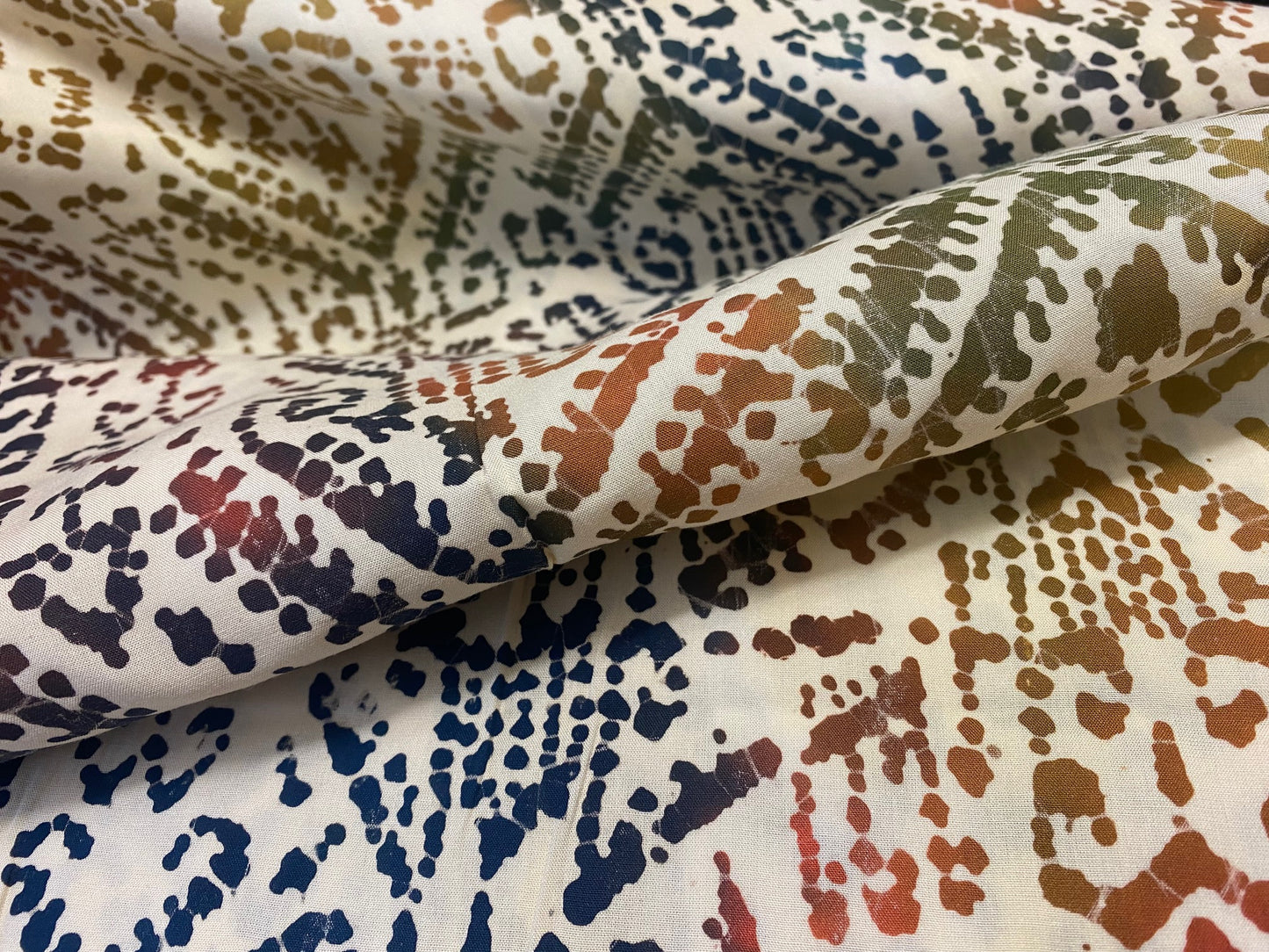 Viskosestoff Batik Marokko