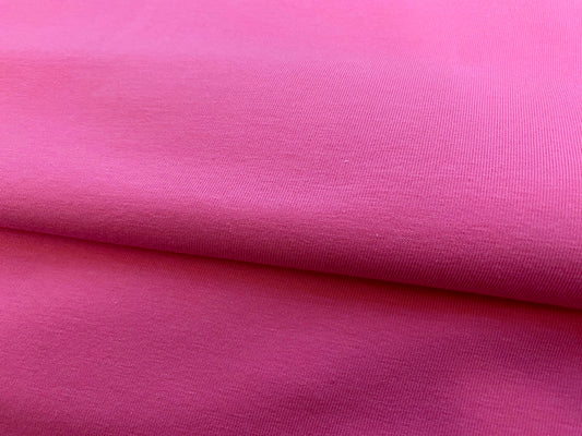 Bio-Baumwolljersey Uni Candy Pink