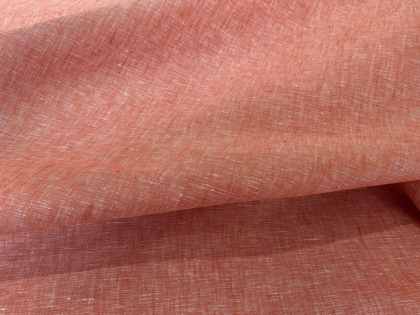 Leinen Koralle Melange