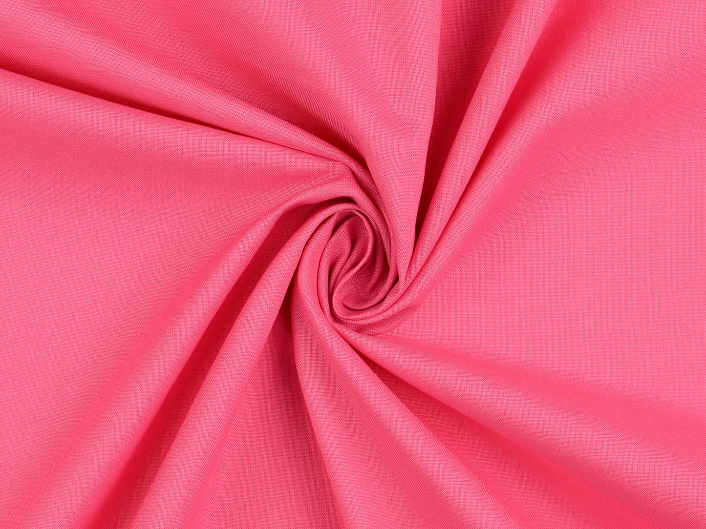 Baumwollstoff Uni Koralle