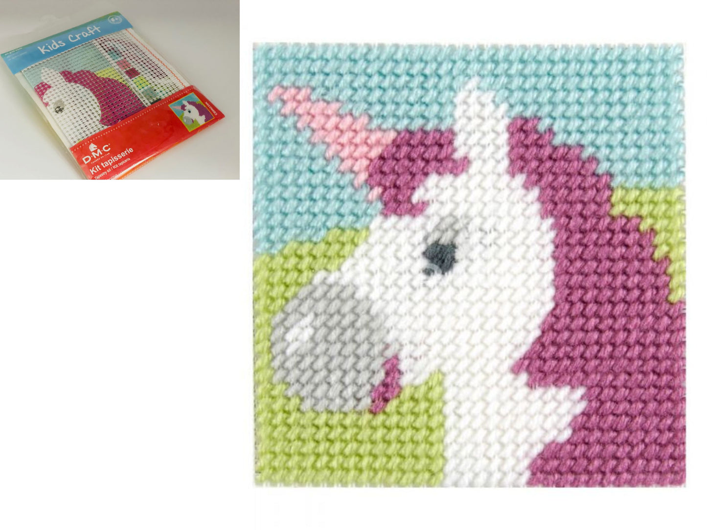 Kinder Stick-Kit Einhorn DMC
