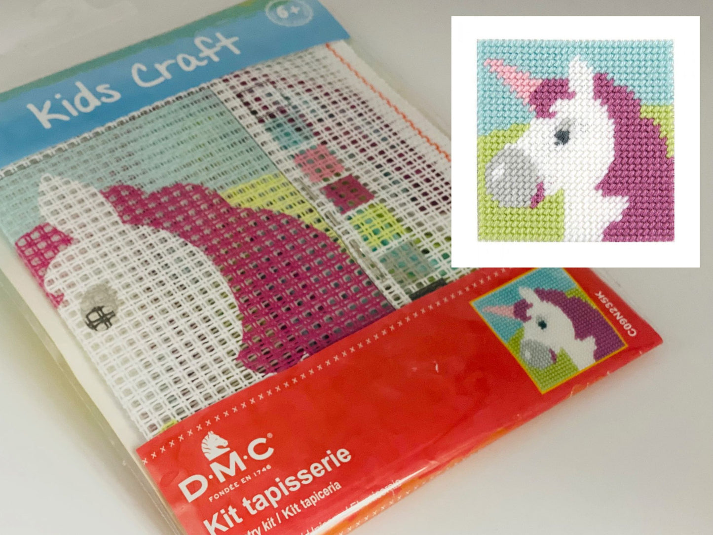 Kinder Stick-Kit Einhorn DMC