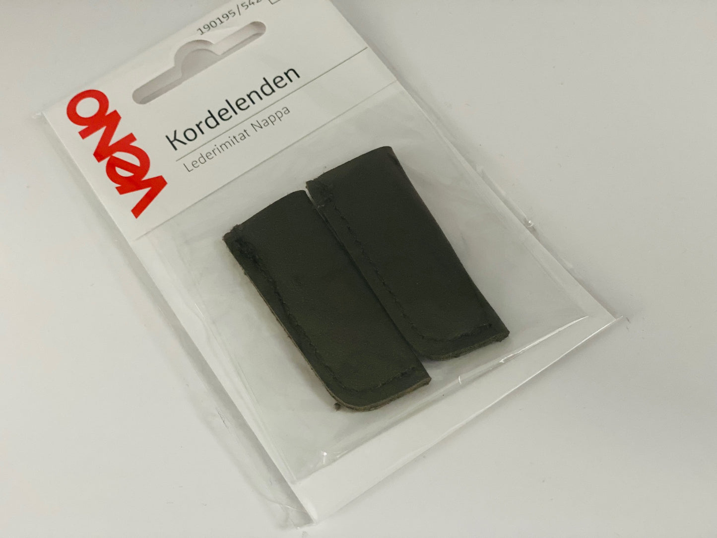 Kordelenden Dunkles Olivbraun