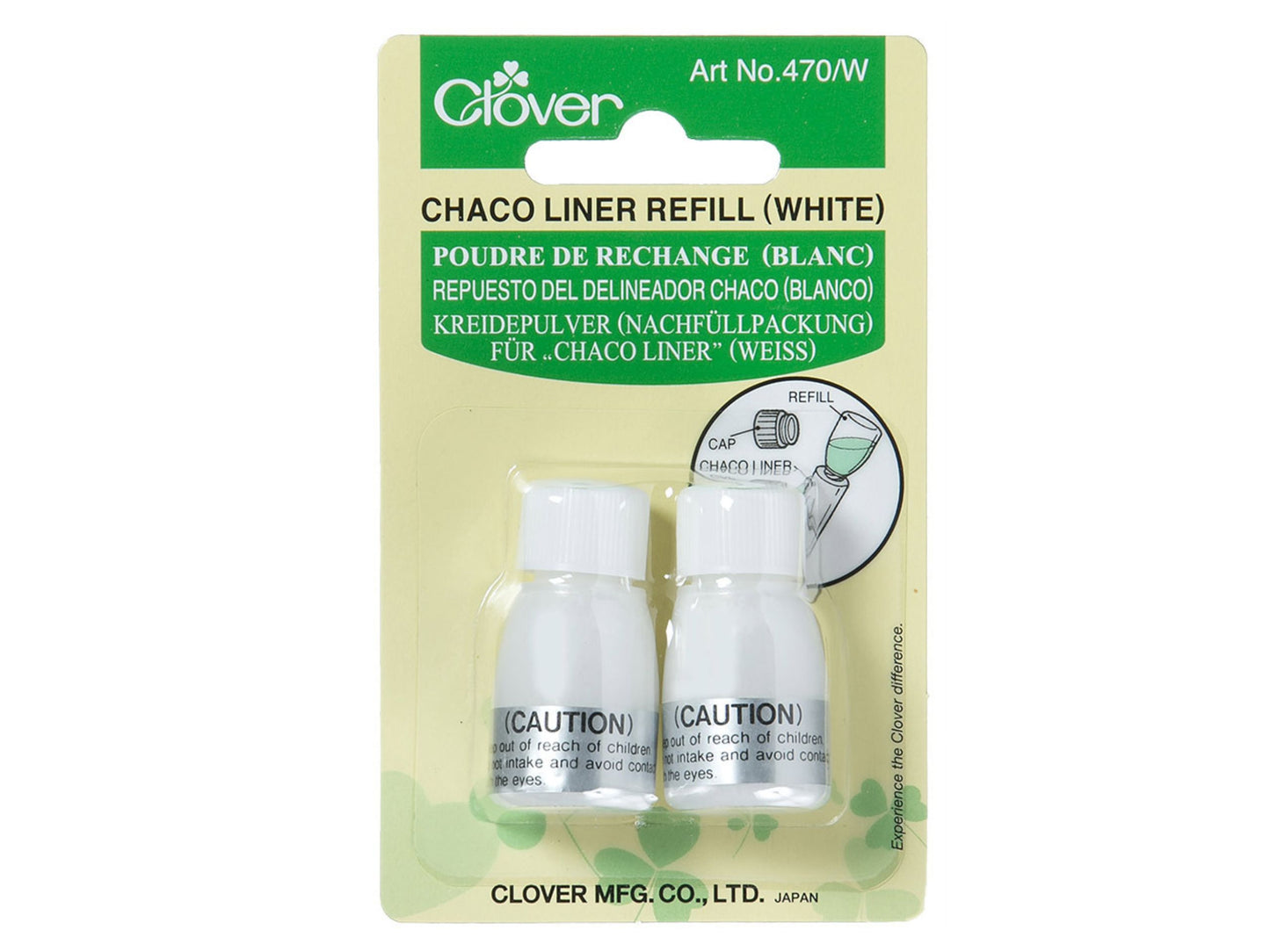 Chaco Liner Refill Kreidepulver Weiß