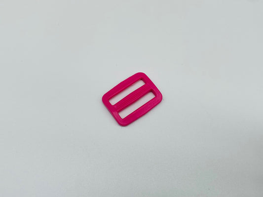 Leiterschnalle 25 mm Pink Kunststoff
