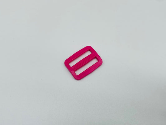 Leiterschnalle 25 mm Pink Kunststoff
