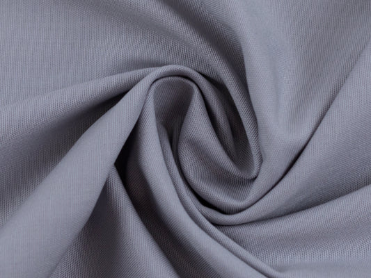 Baumwollstoff Uni Mittelgrau