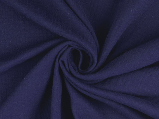 Musselin/Gauze Dunkelblau