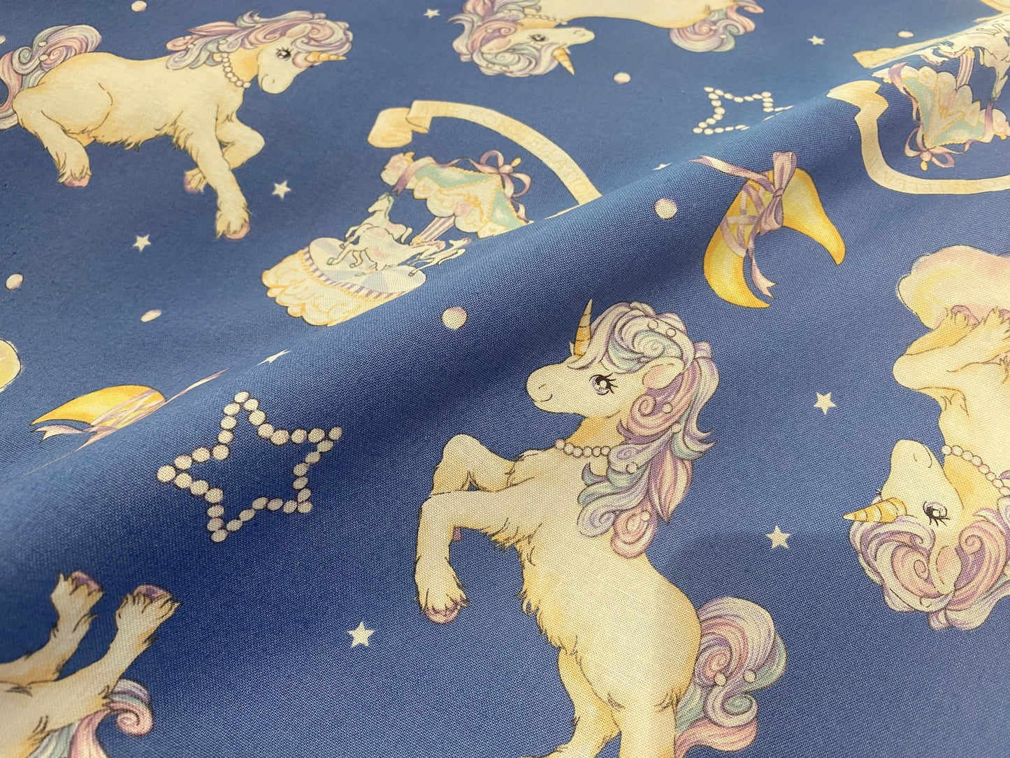 Kinderstoff Verträumtes Einhorn-