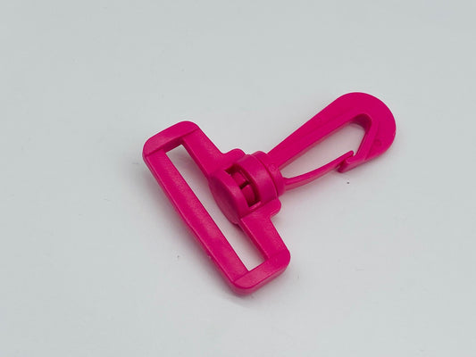 Karabinerhaken 40 mm Pink