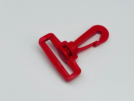 Karabinerhaken 40 mm Rot