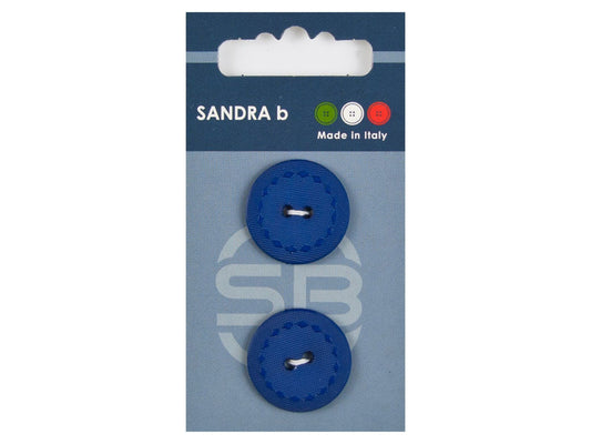 Knopf 2-Loch 23 mm dunkelblau