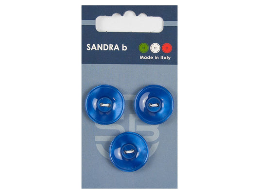 Knopf 2-Loch 20,5 mm blau