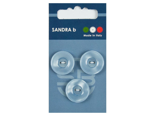 Knopf 2-Loch 20,5 mm hellblau