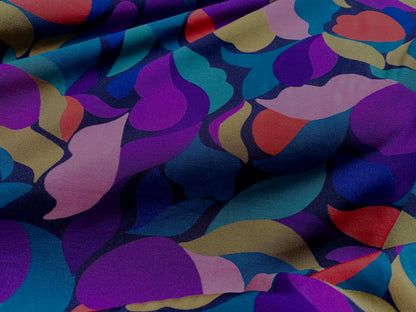 Viskose Popelin Stretch Naive Bumen