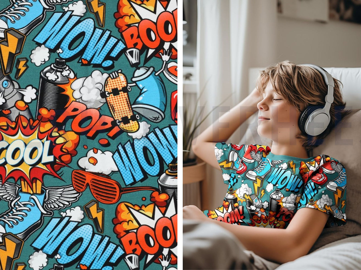 Jersey Comic Graffiti