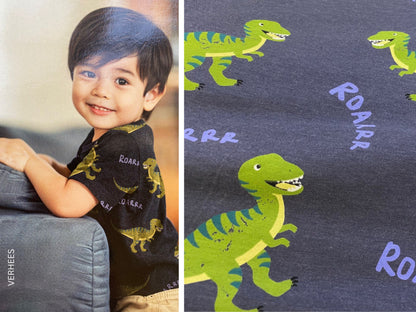 Kinderjersey Roar Dinos Blau