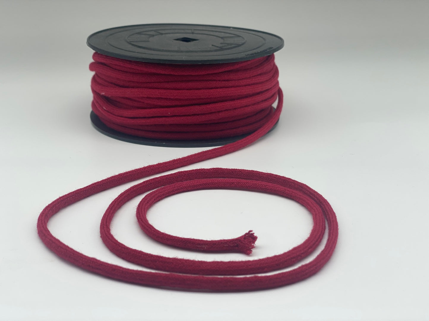 Baumwollkordel Weinrot 4 mm