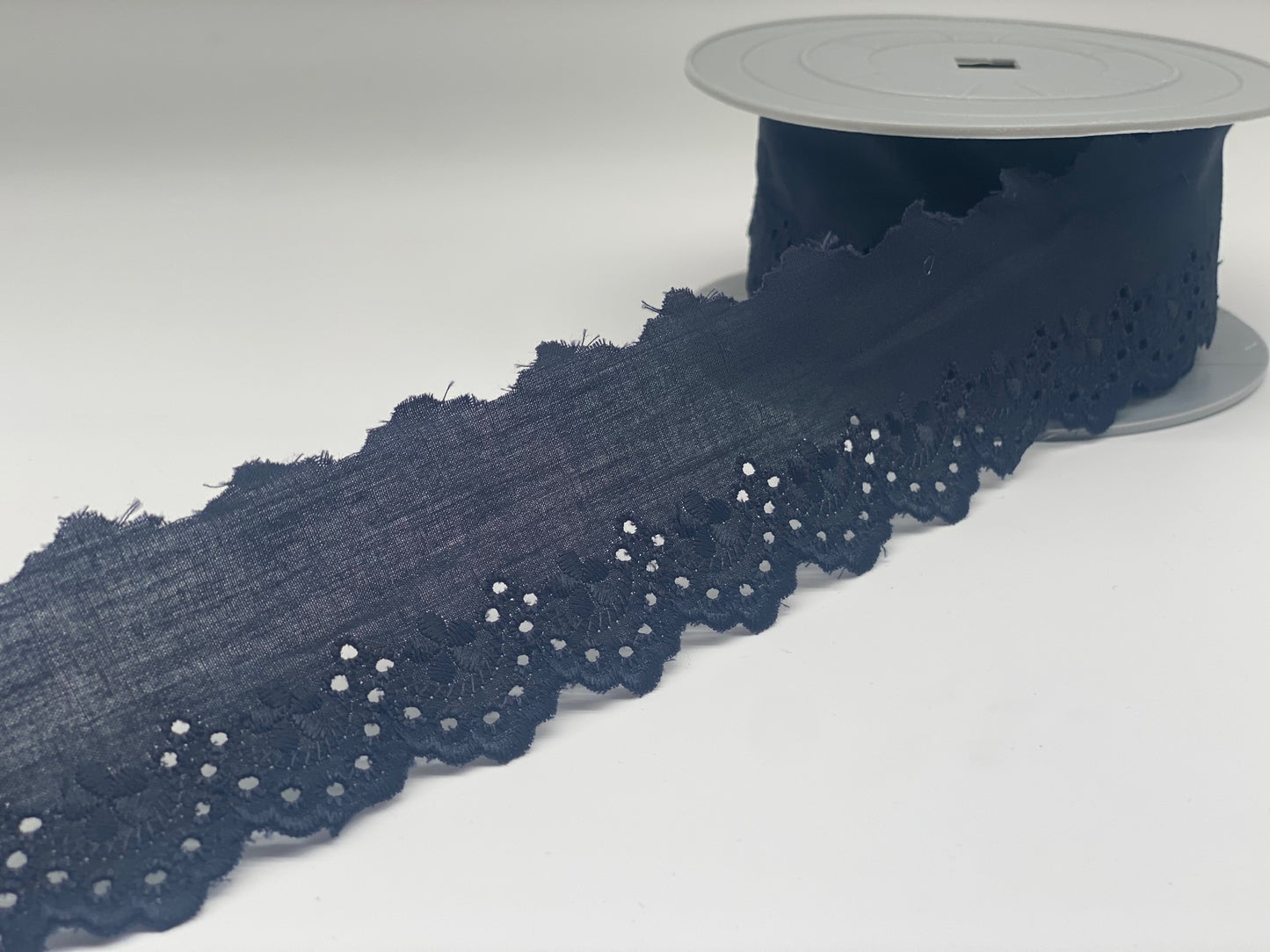 NachblaueSpitzenbordüre 50 mm breit