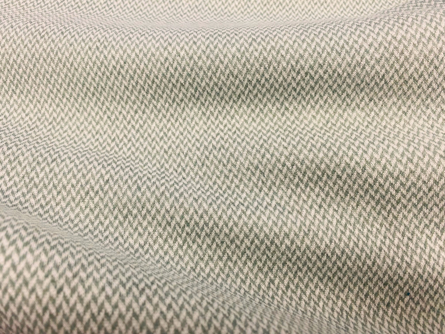 Jacquard-Jersey Zickzack Mint